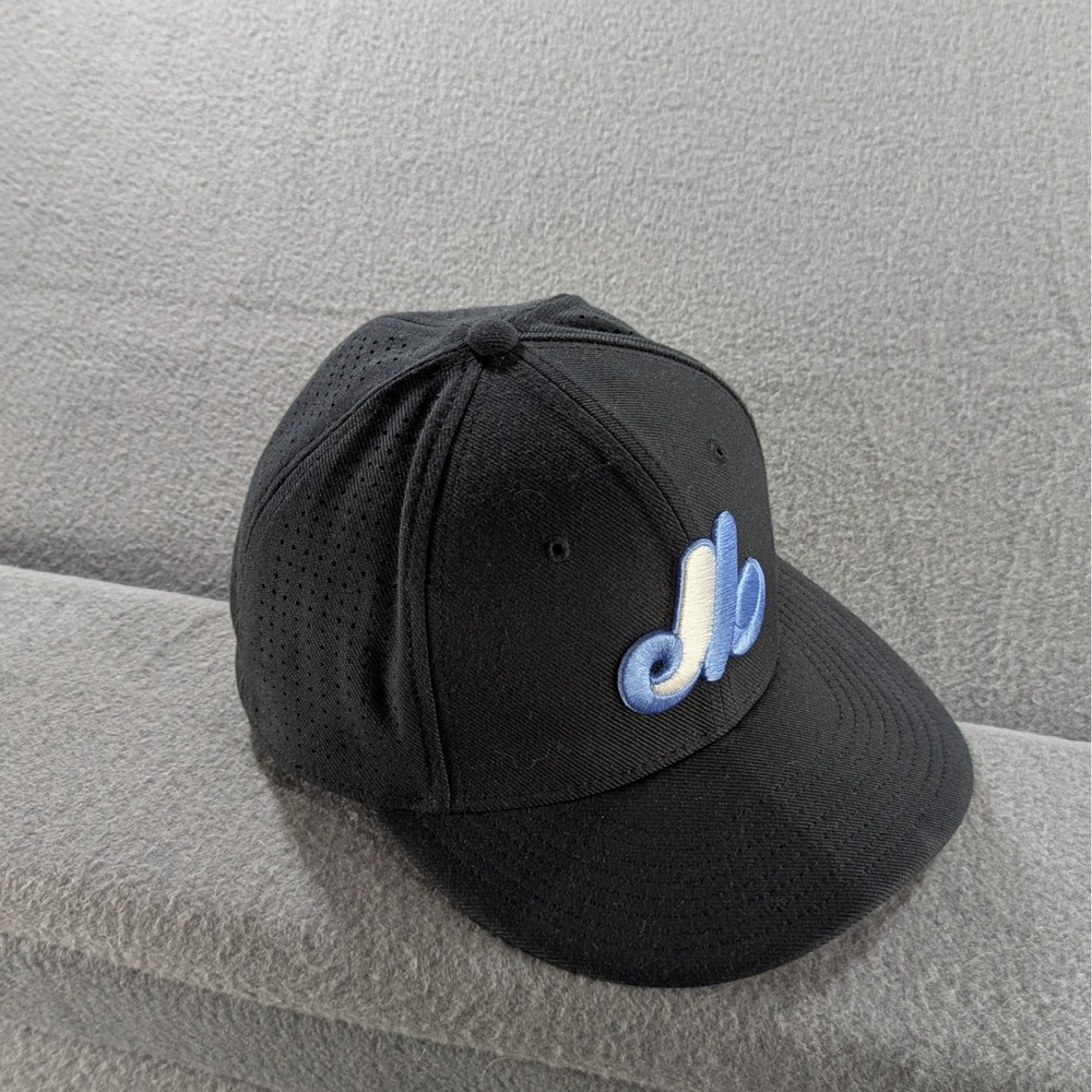 Nike Montreal Expos Hat Mens OS Black Dri-FIT True Perforated Baseball Cap